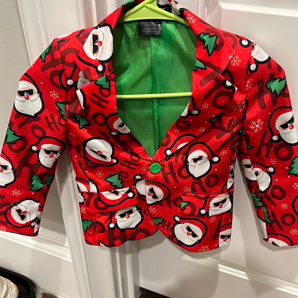 Boys suitmeister Santa jacket